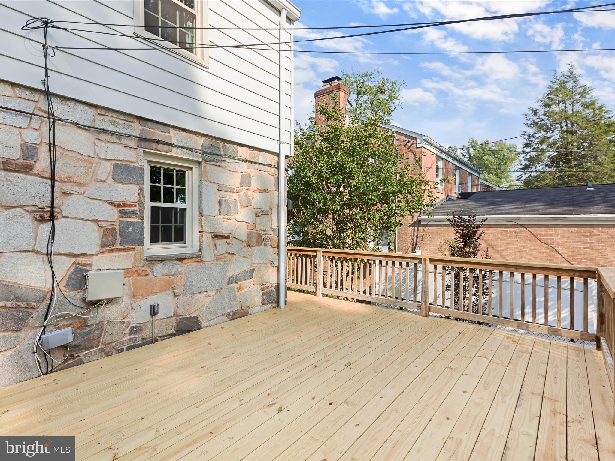 7012 Deerfield Road Pikesville, MD 21208 - Photo 10 of 43 Deck off Kitchen