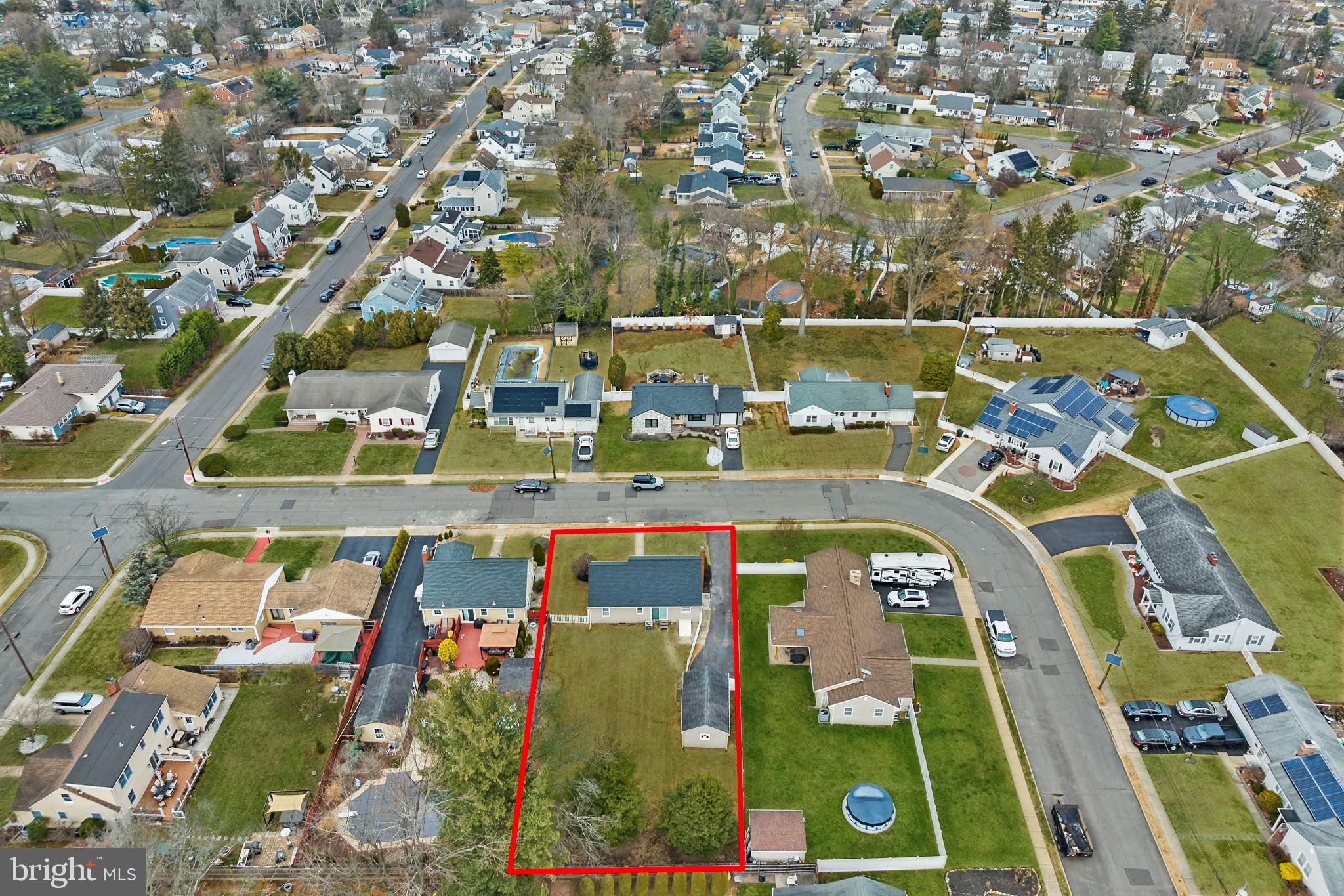 81 Wittenborn Avenue Hamilton, NJ 08619 - Photo 23 of 24 an aerial view of a tennis ground