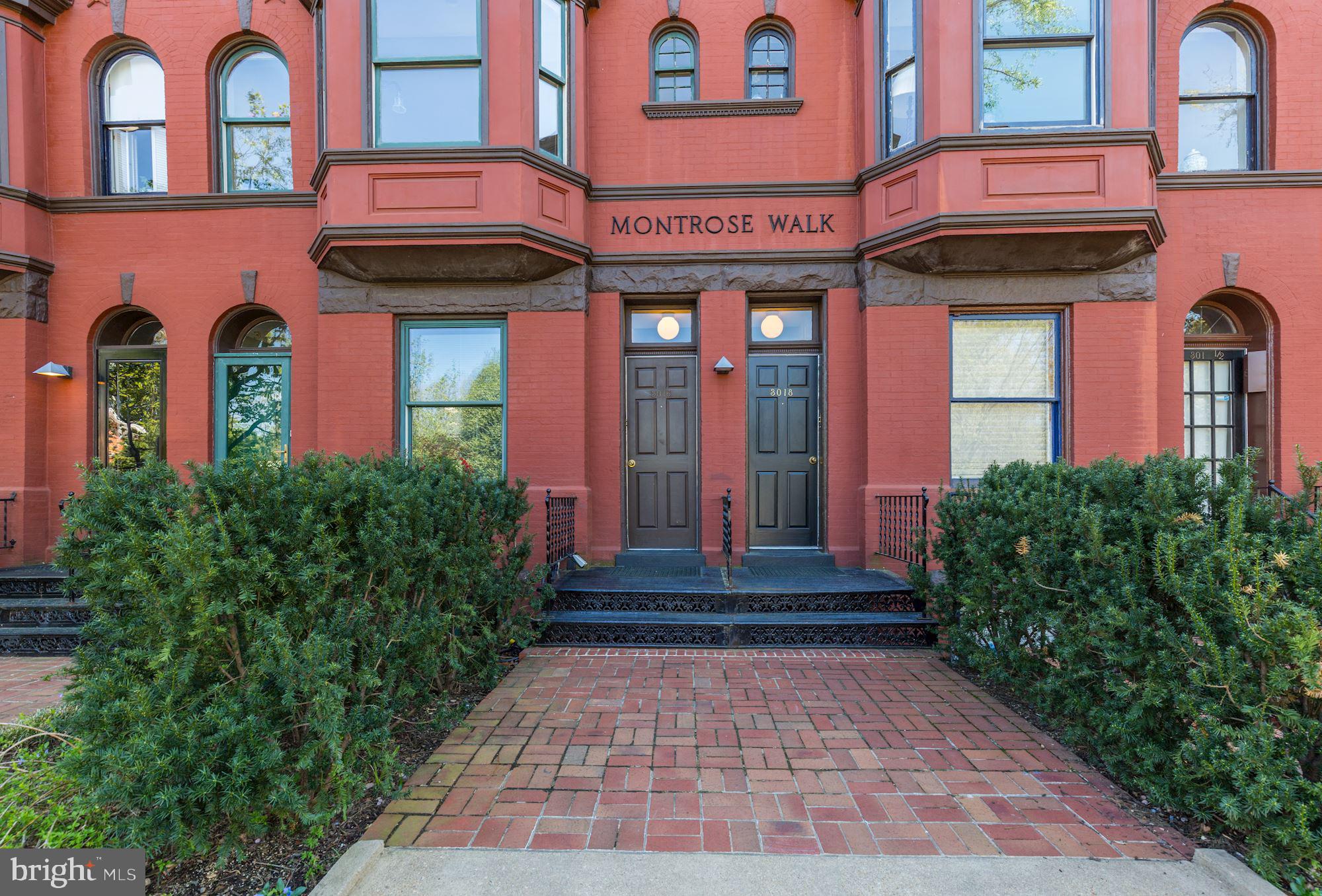 3016 R Street Northwest, Unit 3 Washington, DC 20007 - Photo 2 of 12 Montrose Walk Condominiums