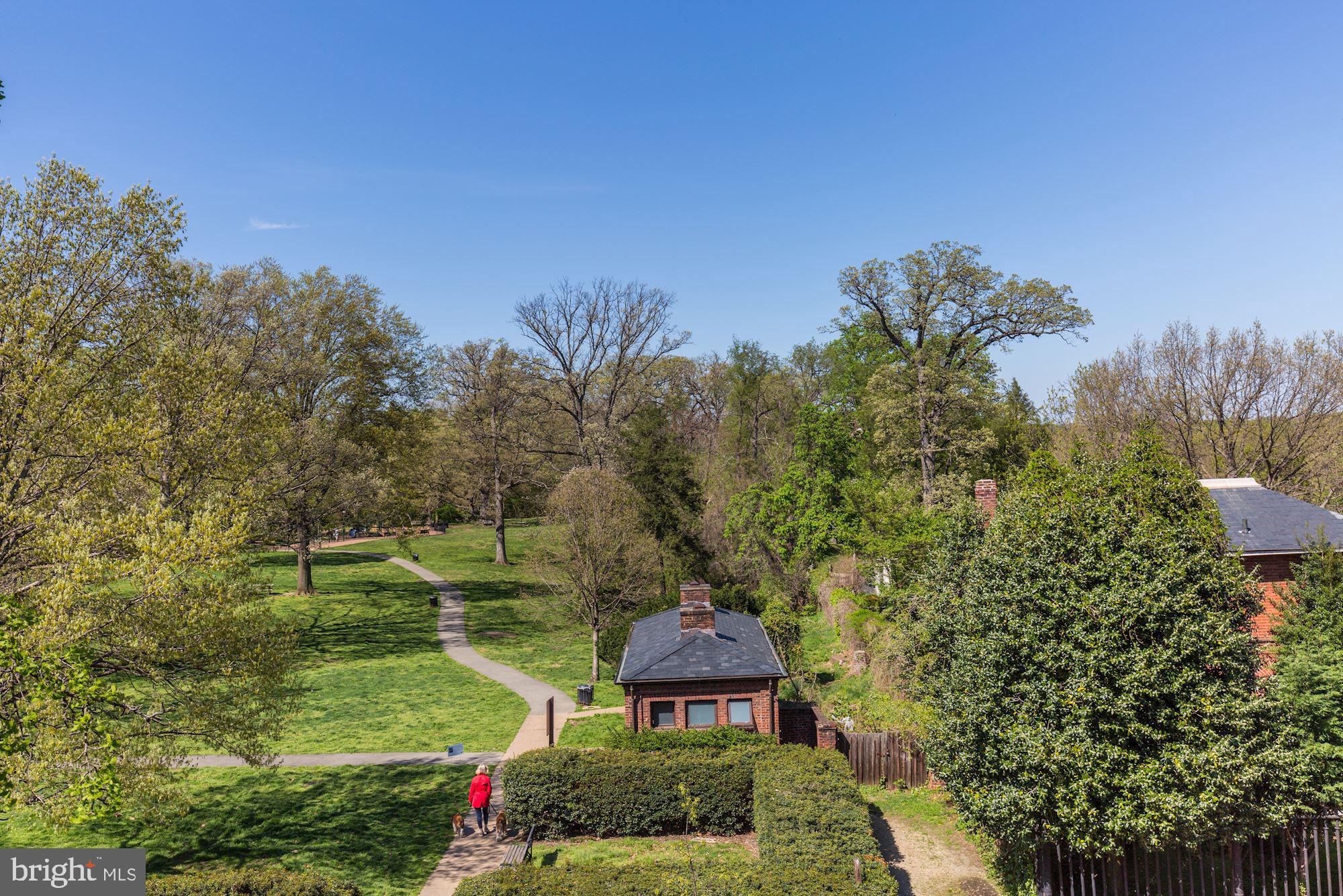 3016 R Street Northwest, Unit 3 Washington, DC 20007 - Photo 10 of 12 Extraordinary views overlooking Montrose Park