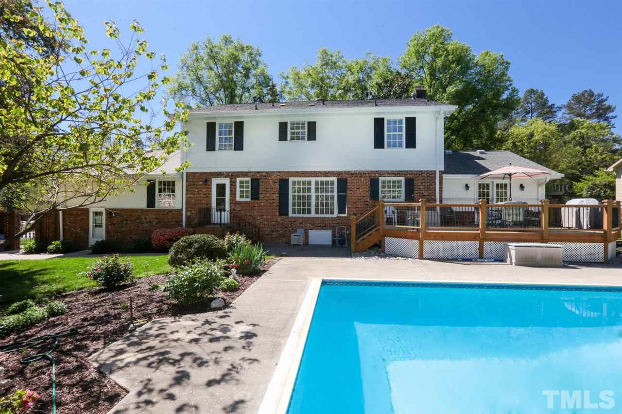 1413 Pony Run Road Raleigh, NC 27615 - Photo 21 of 25 a house view with a outdoor space