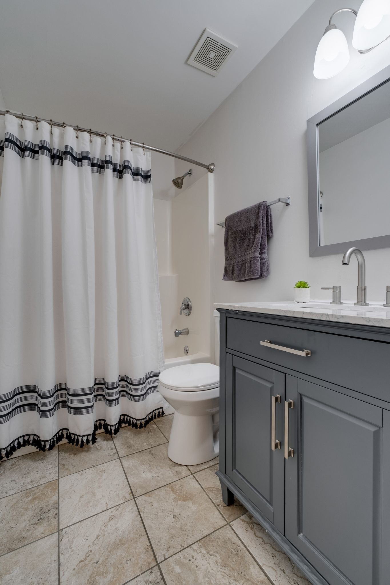3405 Old Anderson Road, Unit 116 Antioch, TN 37013 - Photo 23 of 31 Full bath upstairs. New sink/cabinet recently installed.