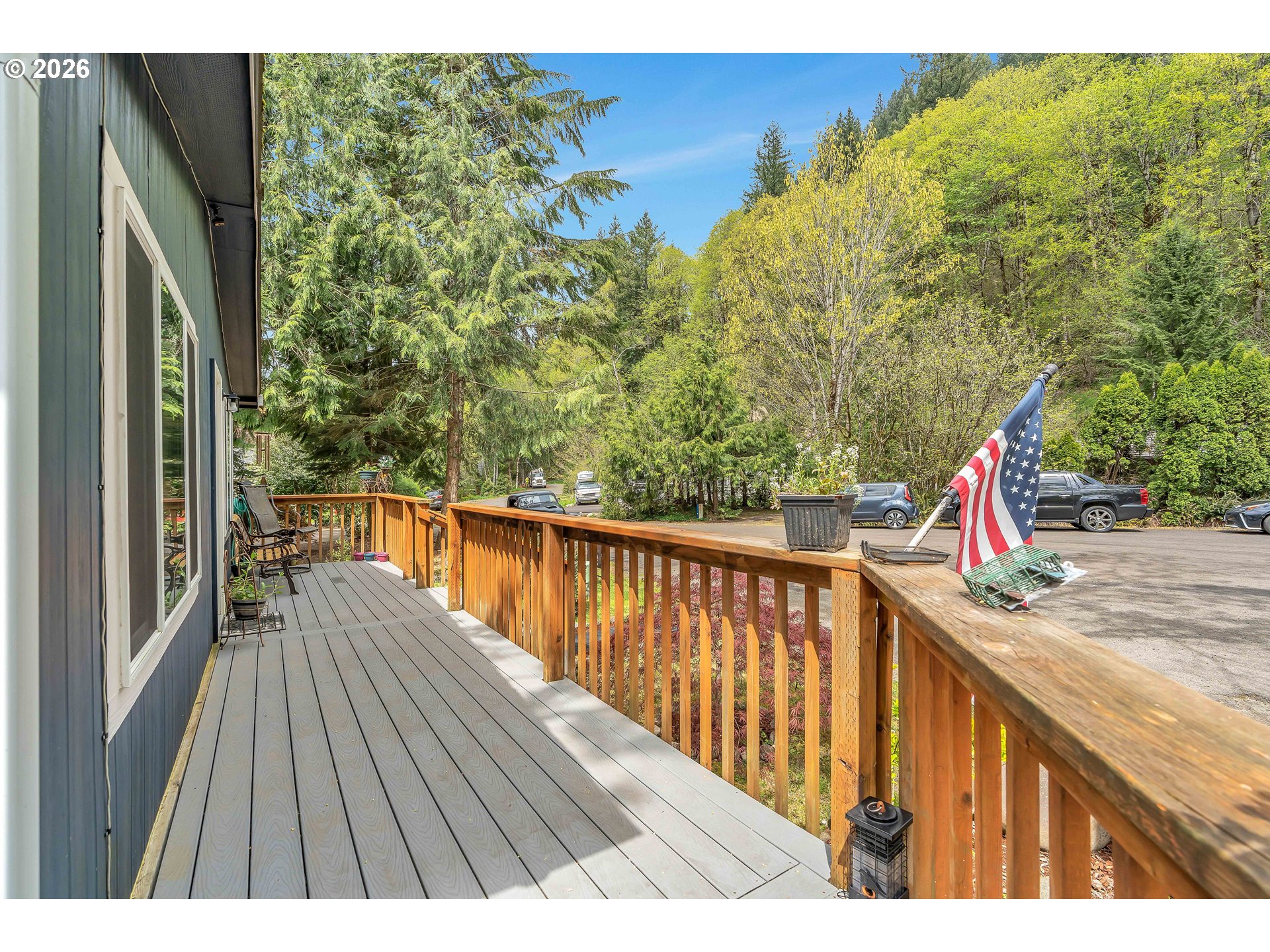 21494 Hideway Lane Rhododendron, OR 97049 - Photo 5 of 34 a view of outdoor space with deck and wooden floor