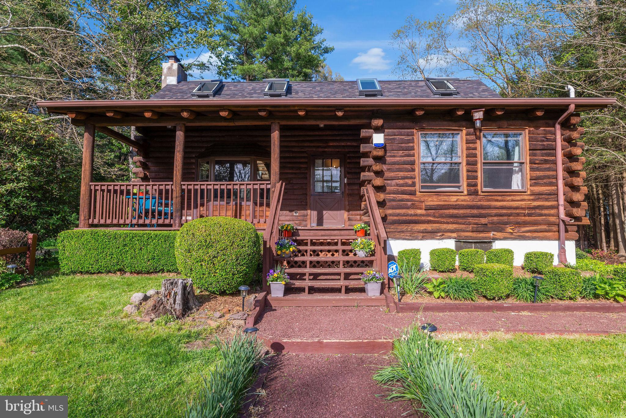 Front of home with porch