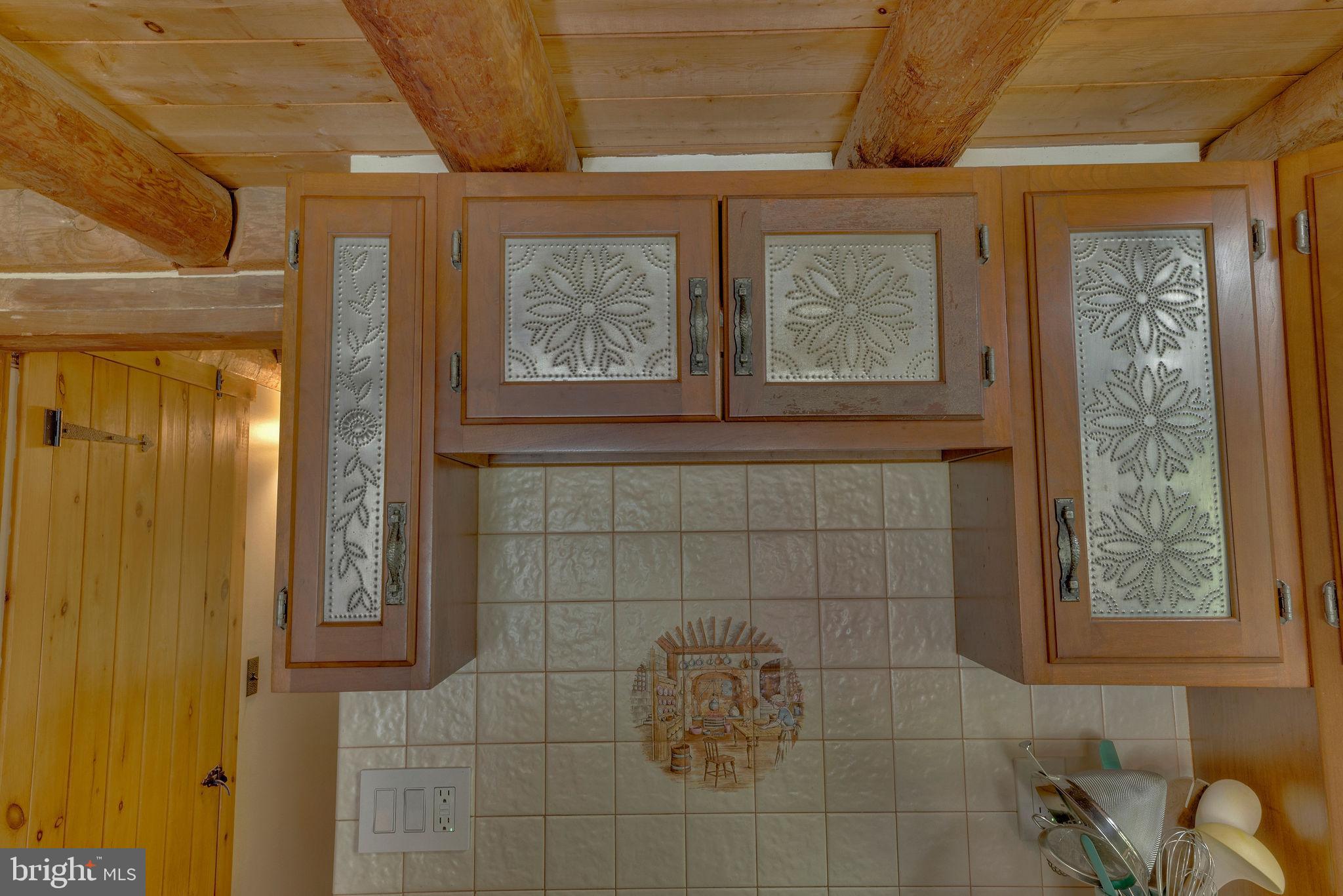 1120 Smithville Road Mount Holly, NJ 08060 - Photo 39 of 93 Close-up of punched tin cabinetry