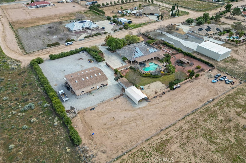 7172 Jargon Road Hesperia, CA 92344 - Photo 69 of 75 an aerial view of a house with a yard