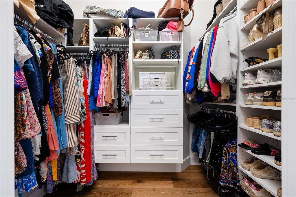 13549 Northwest 9 Road Newberry, FL 32669 - Photo 21 of 42 a view of walk in closet with clothes and shoes
