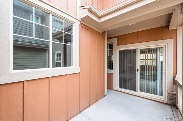 a view of front door