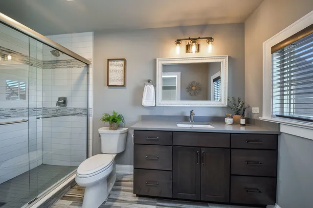 a view of swimming pool with outdoor seating