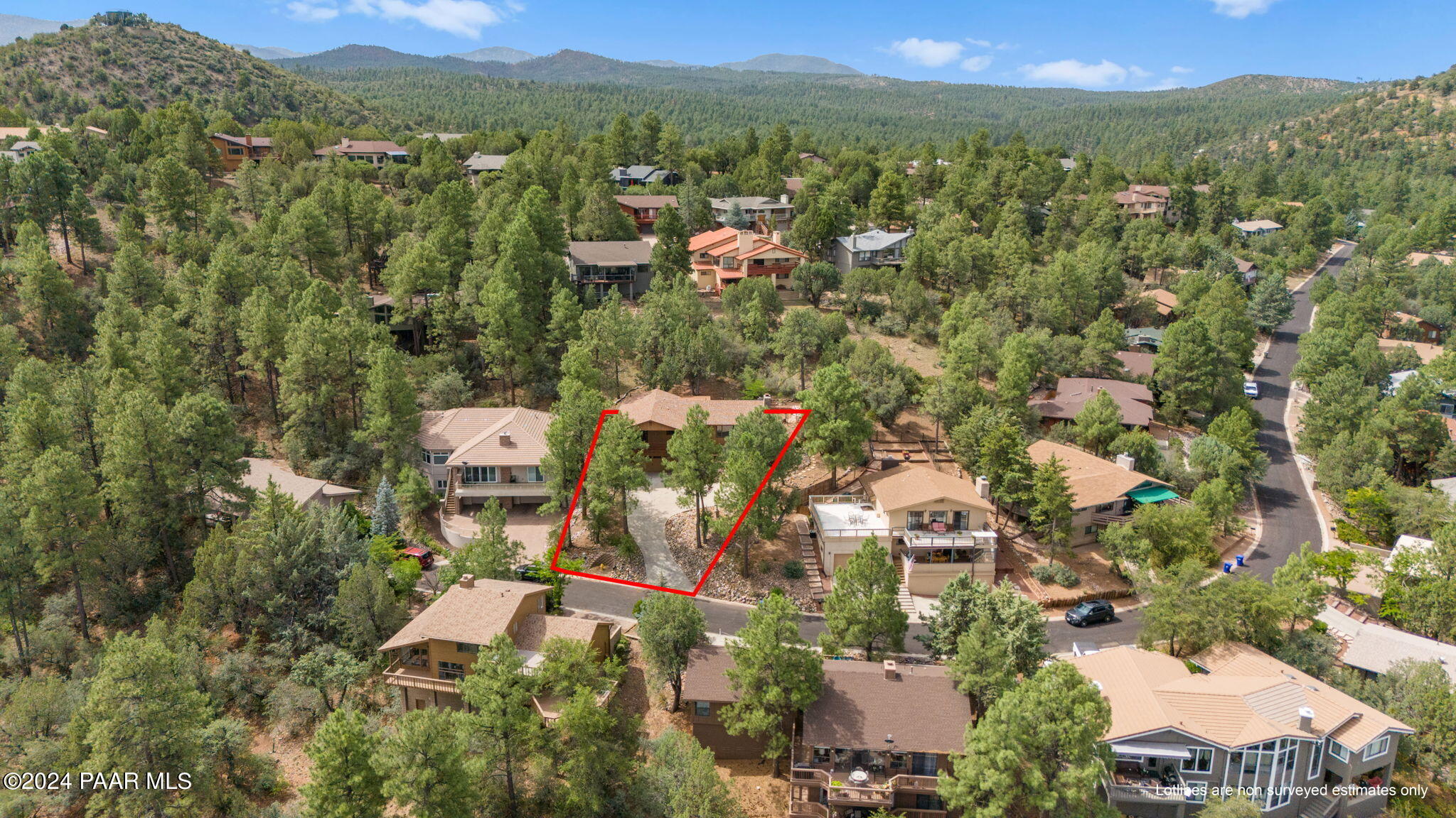 1141 Tanglewood Road Prescott, AZ 86303 - Photo 6 of 59 Aerial View