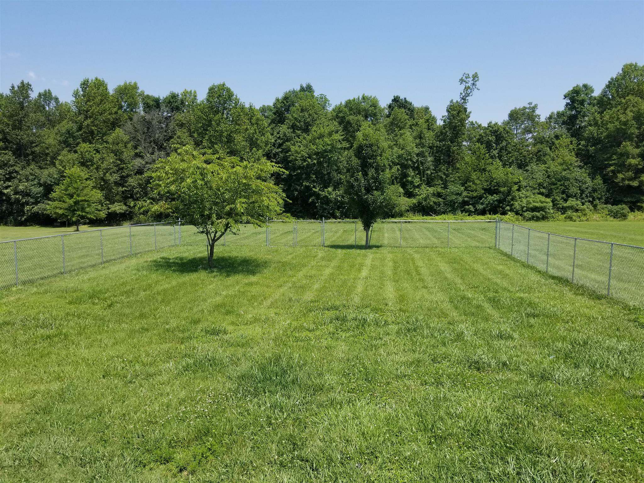292 Trent Road Lafayette, TN 37083 - Photo 16 of 16 Chain link area to keep an eye on kids or dogs. Yard extends past fence on sides and back. Look at that view from your deck.