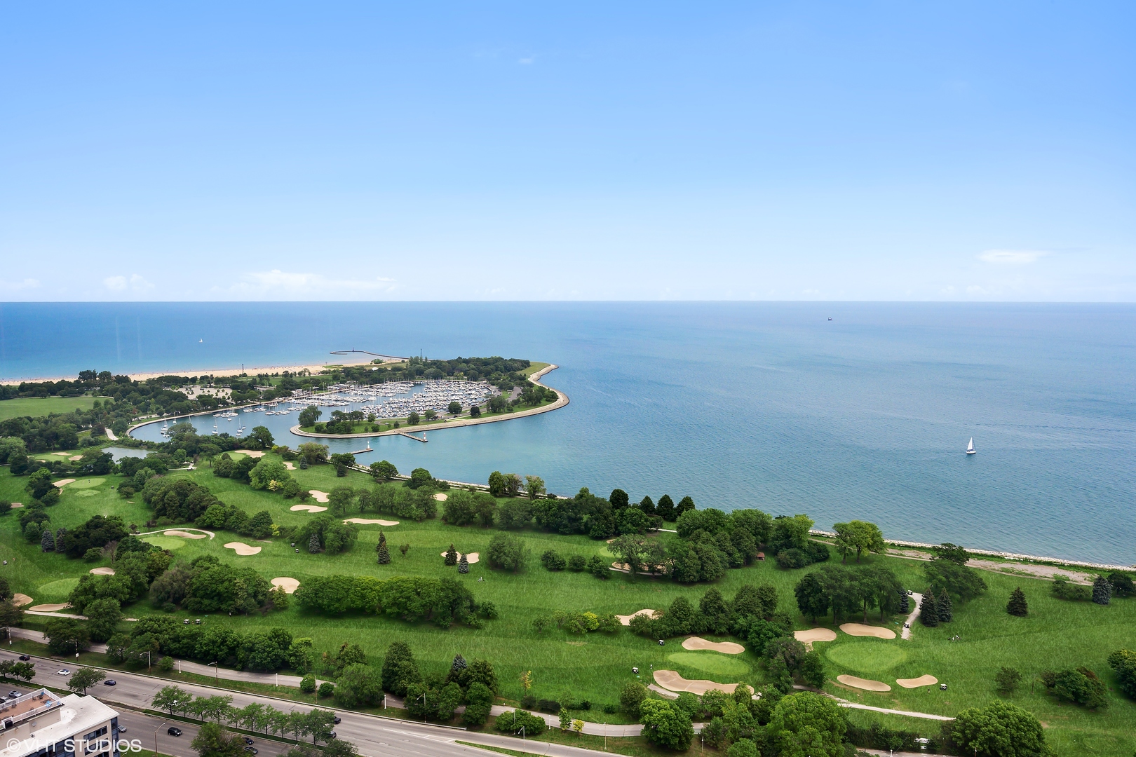 655 West Irving Park Road, Unit 5301 Chicago, IL 60613 - Photo 16 of 20 an aerial view of a residential houses with outdoor space and trees