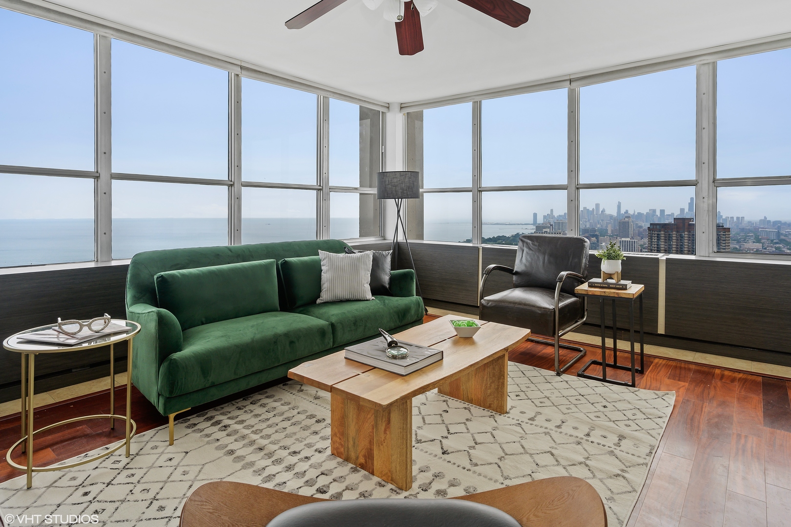 655 West Irving Park Road, Unit 5301 Chicago, IL 60613 - Photo 4 of 20 a living room with furniture and a large window