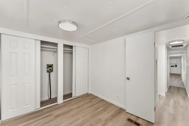 wooden floor in an empty room