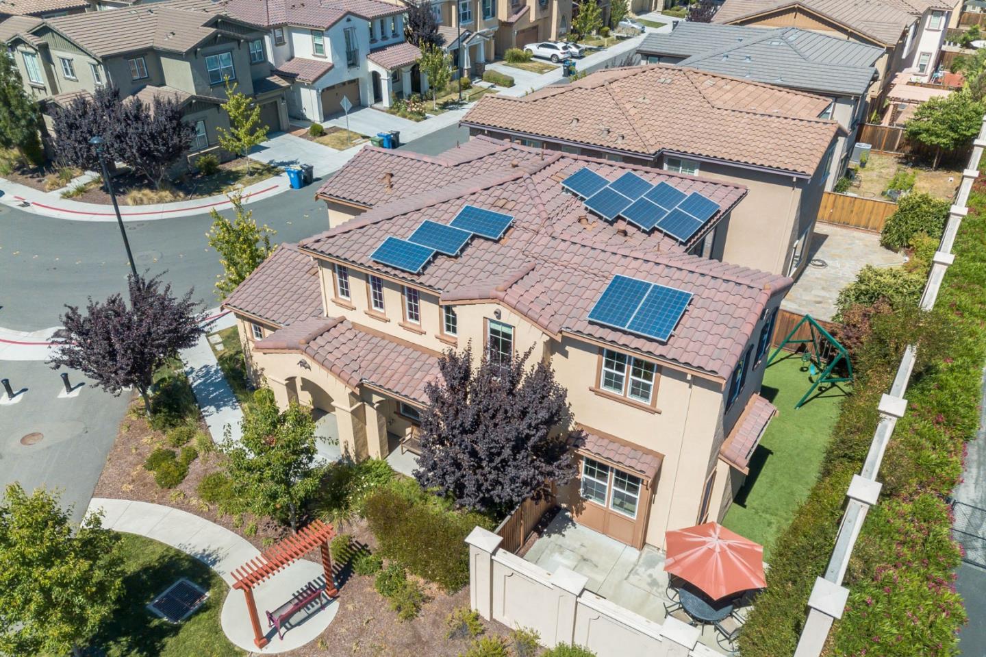 328 Gerald Circle Milpitas, CA 95035 - Photo 30 of 33 an aerial view of a house with a yard