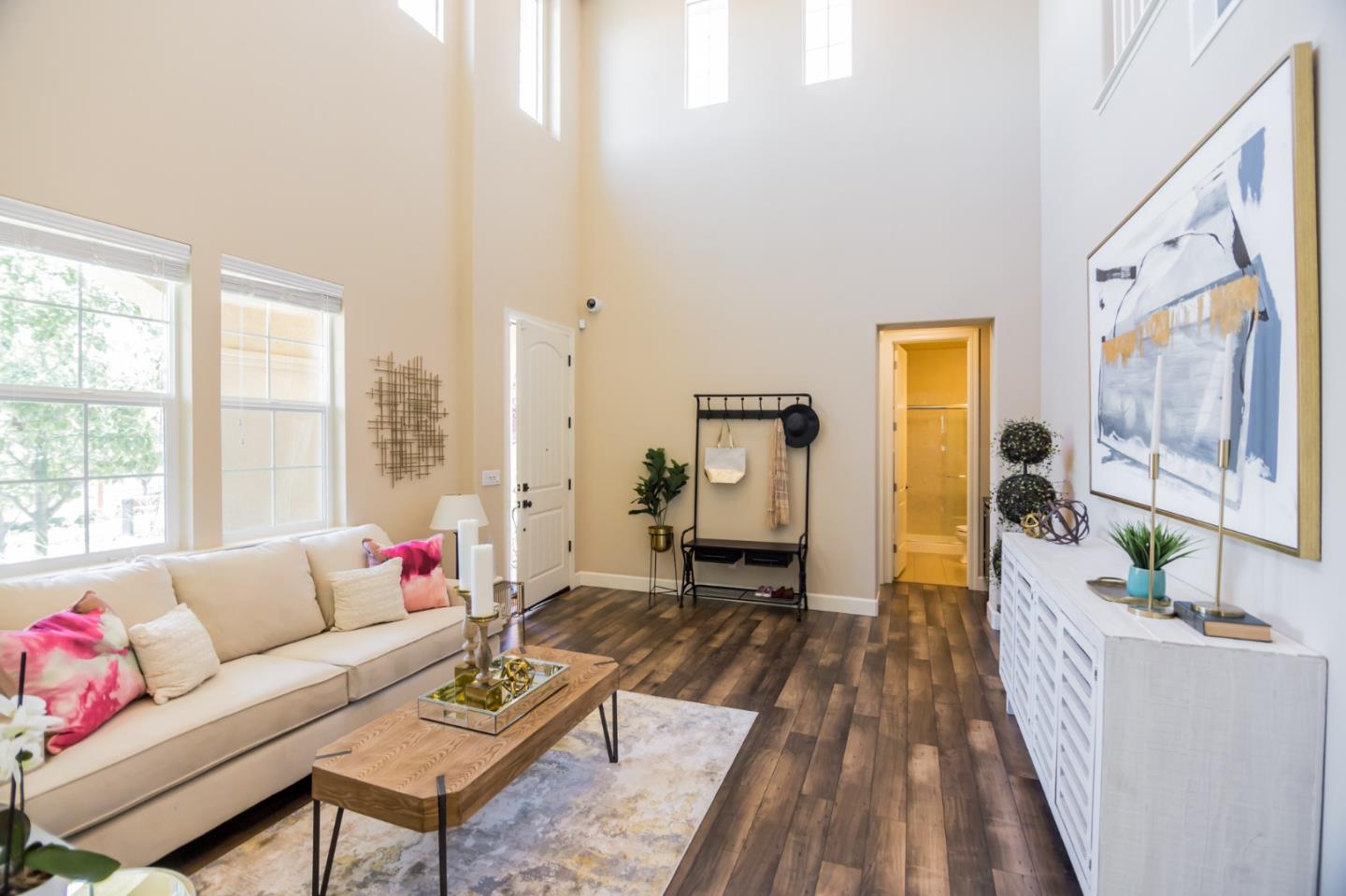 328 Gerald Circle Milpitas, CA 95035 - Photo 3 of 33 a living room with furniture and wooden floor