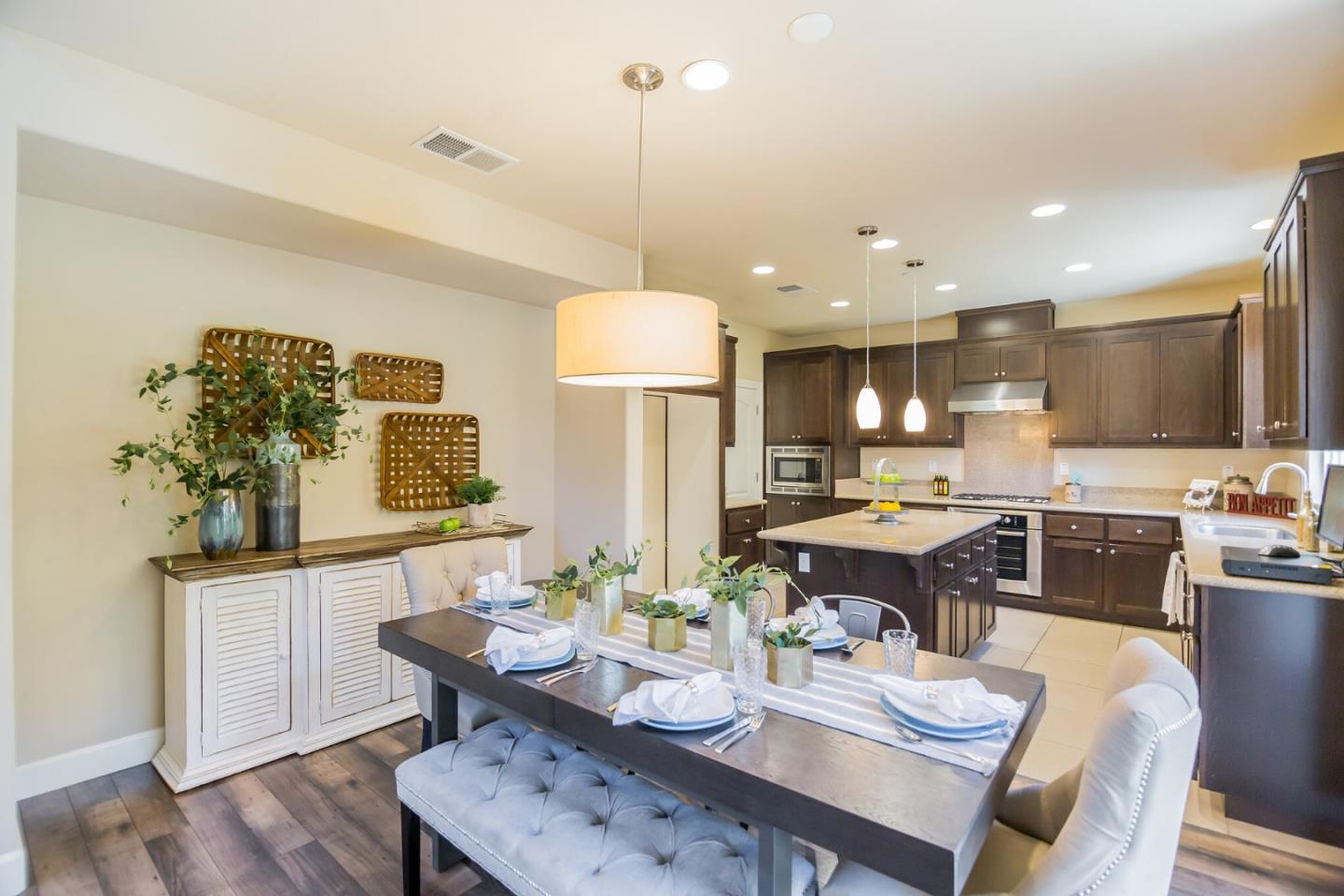 328 Gerald Circle Milpitas, CA 95035 - Photo 5 of 33 a dining room with furniture a window and kitchen view