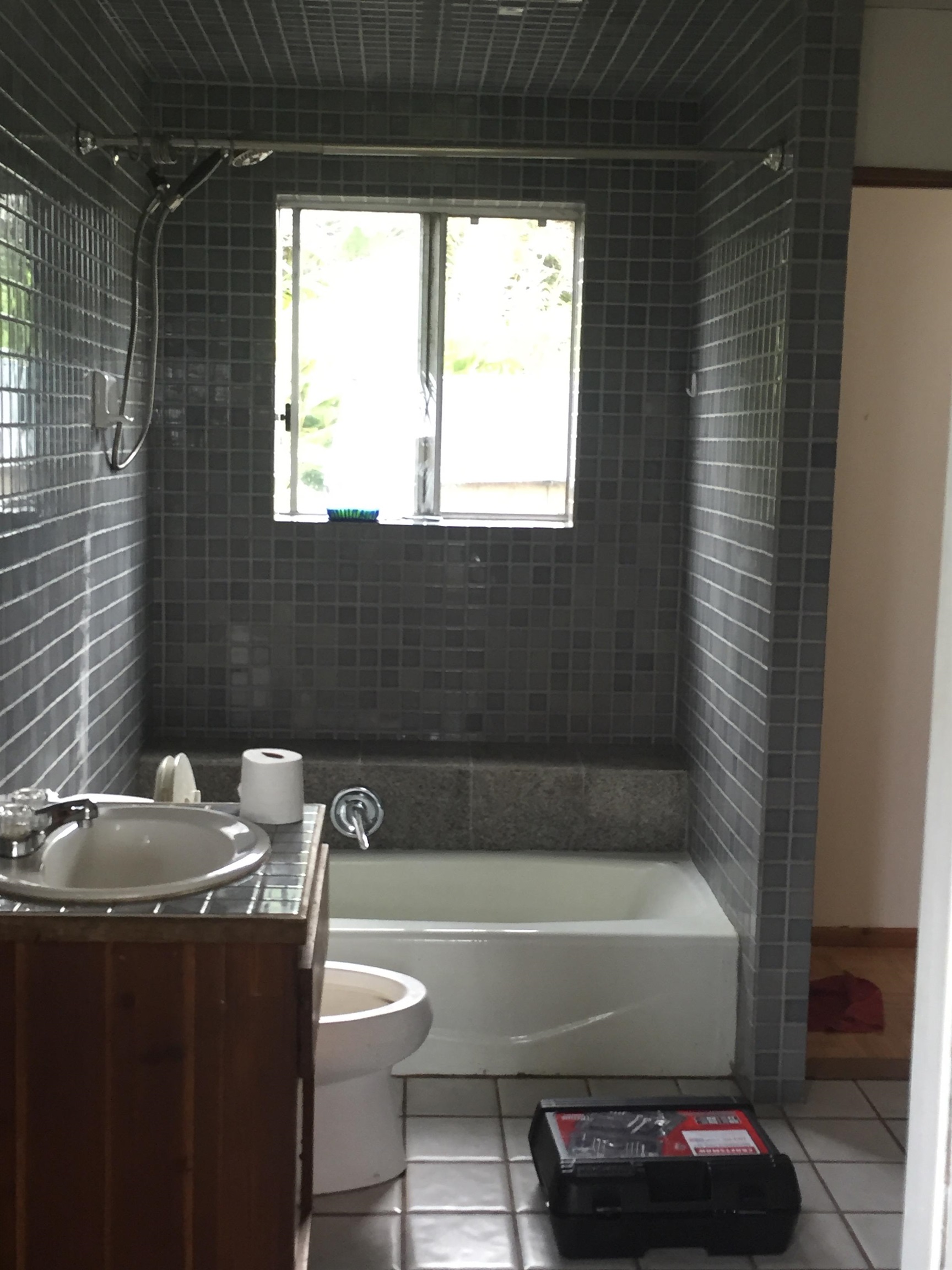 700 Honopou Road, Unit 700 HONOPOU RD Haiku, HI 96708 - Photo 6 of 50 a bathroom with a sink toilet and bathtub