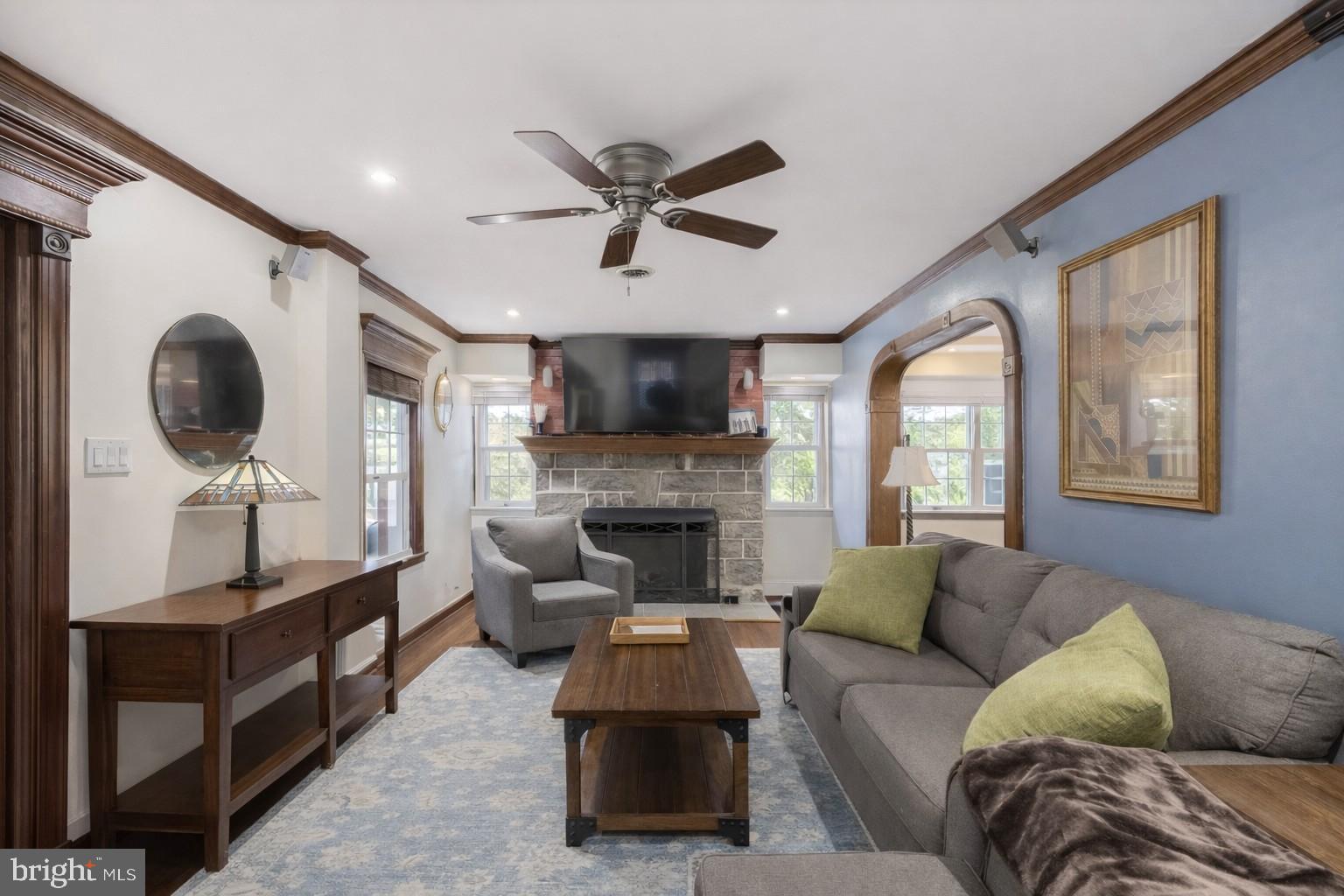 908 West Amosland Road Prospect Park, PA 19076 - Photo 14 of 35 Charming living space with classic details.