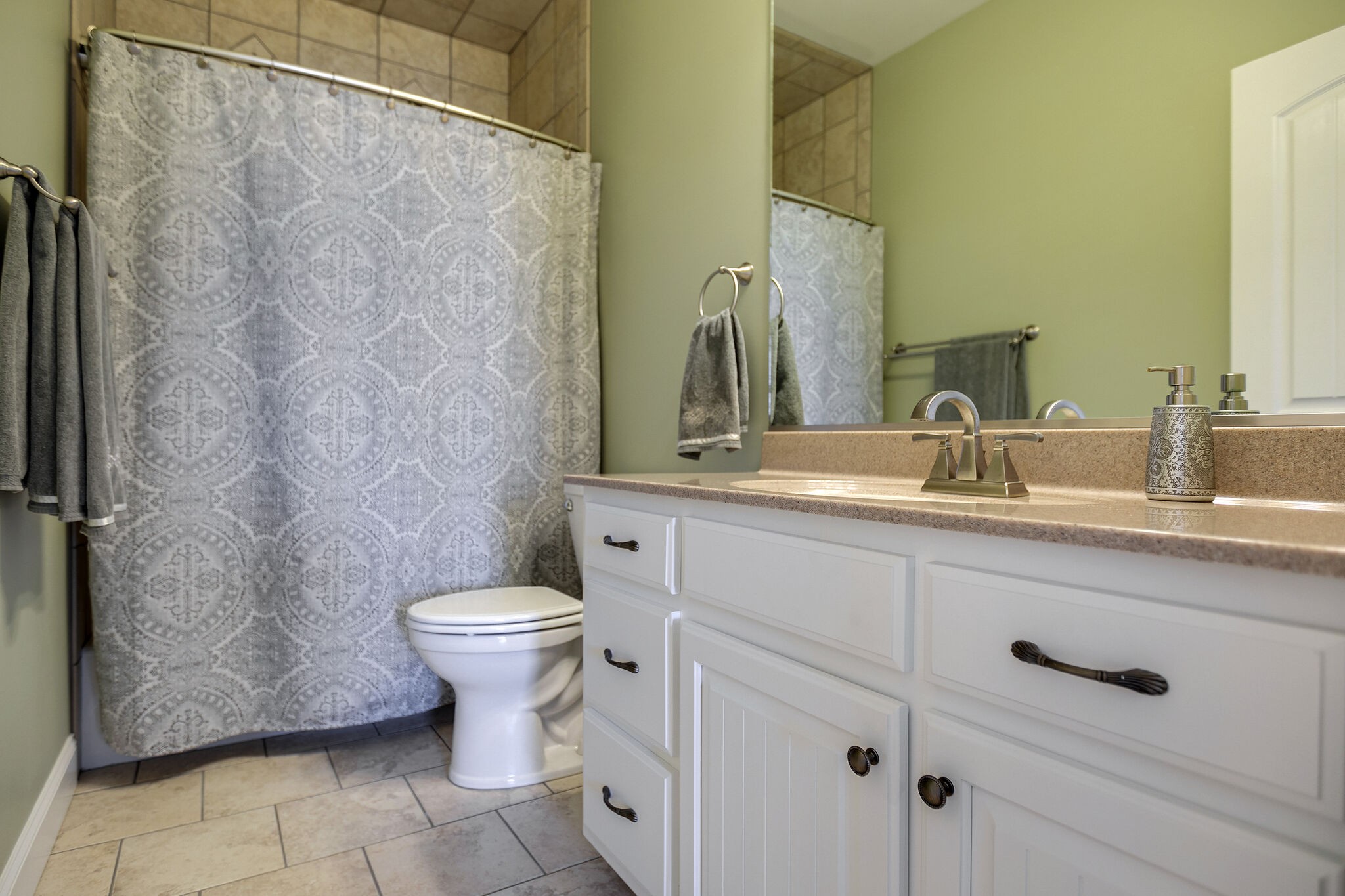 58 Locker Road Summertown, TN 38483 - Photo 20 of 28 a bathroom with a sink a toilet and a mirror