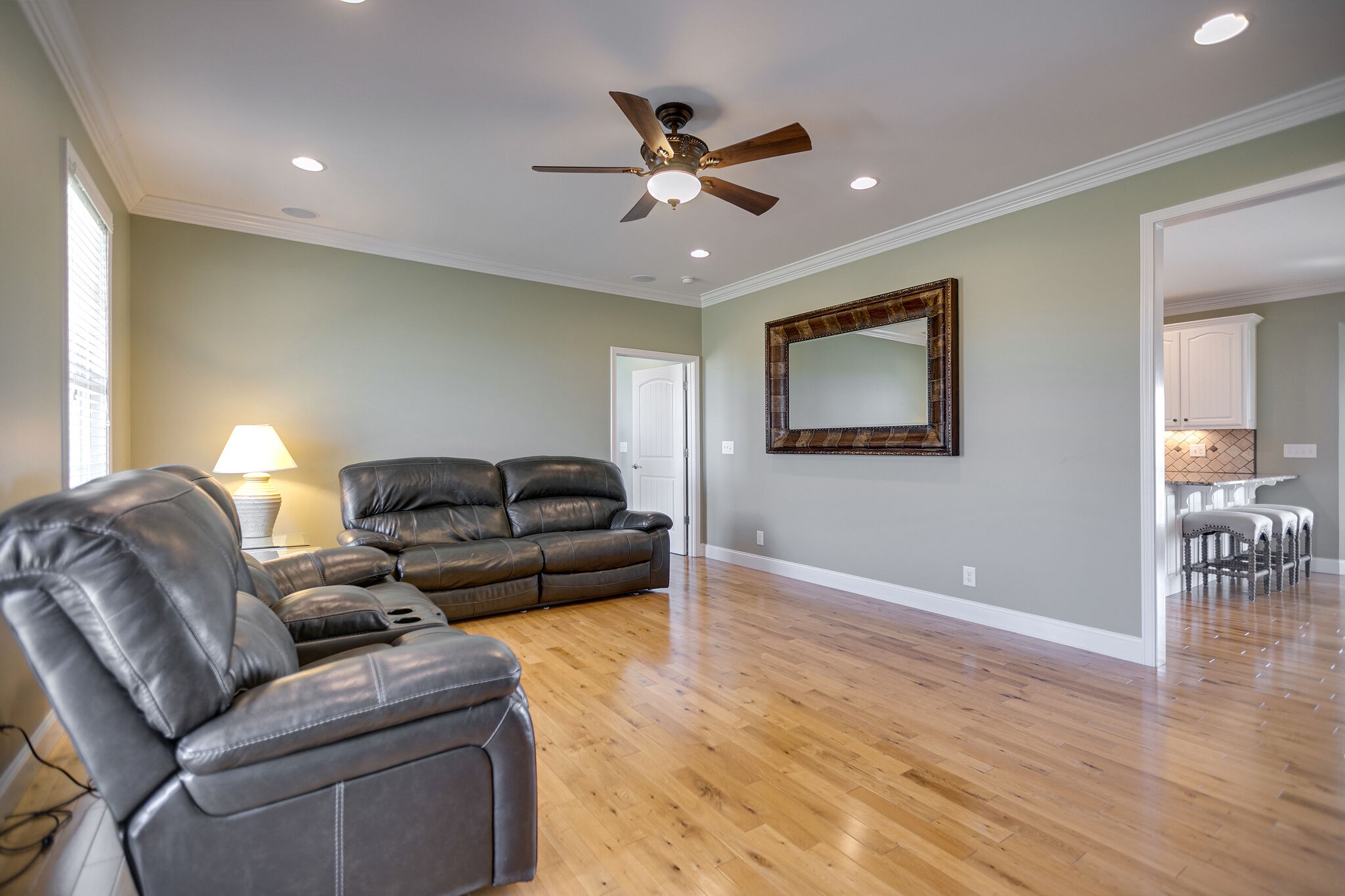 58 Locker Road Summertown, TN 38483 - Photo 10 of 28 a living room with furniture and a ceiling fan