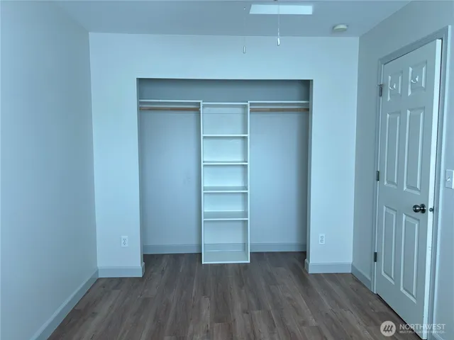 a view of walk in closet