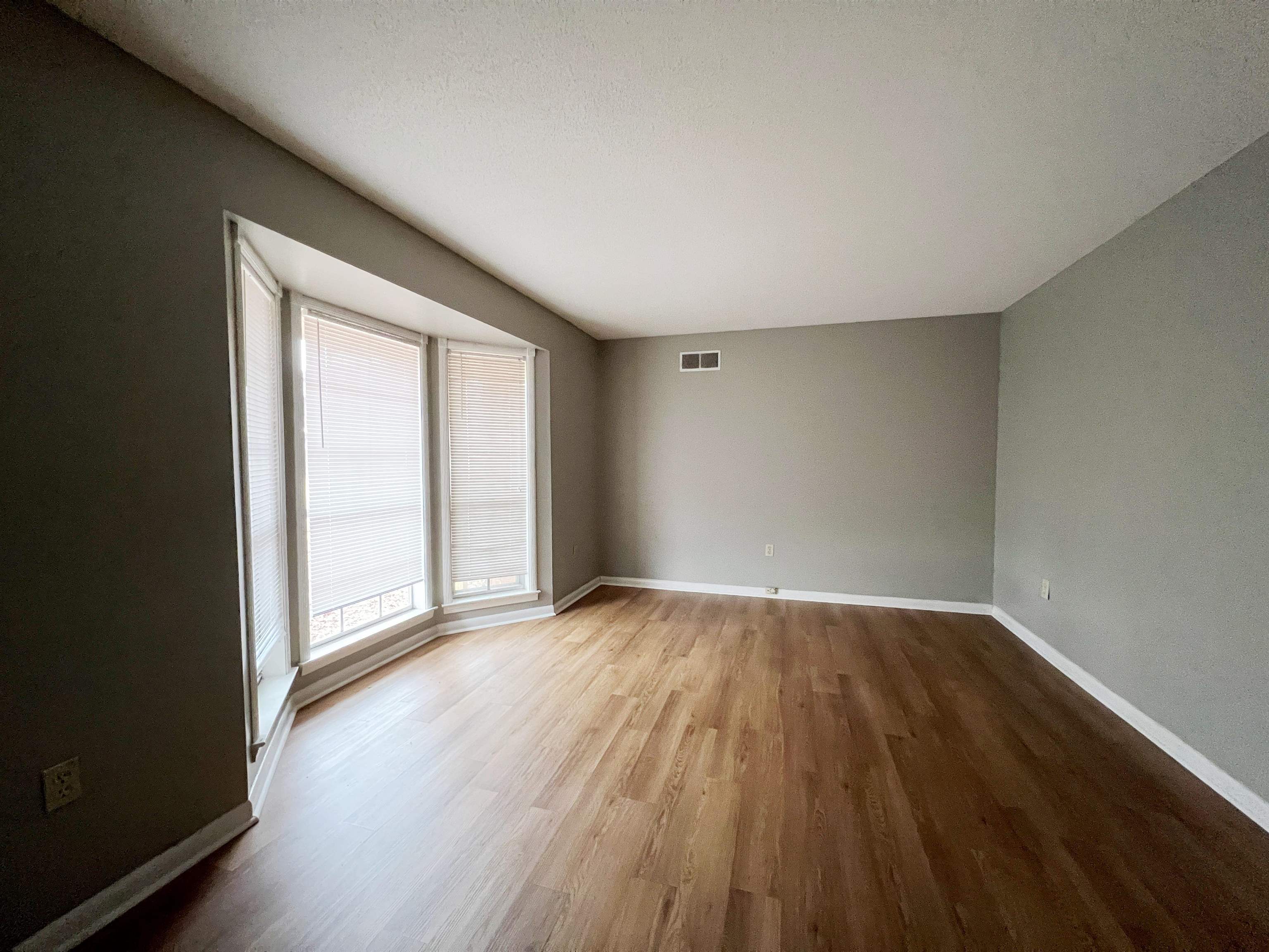 3169 Flint Drive Memphis, TN 38115 - Photo 4 of 13 an empty room with wooden floor and windows