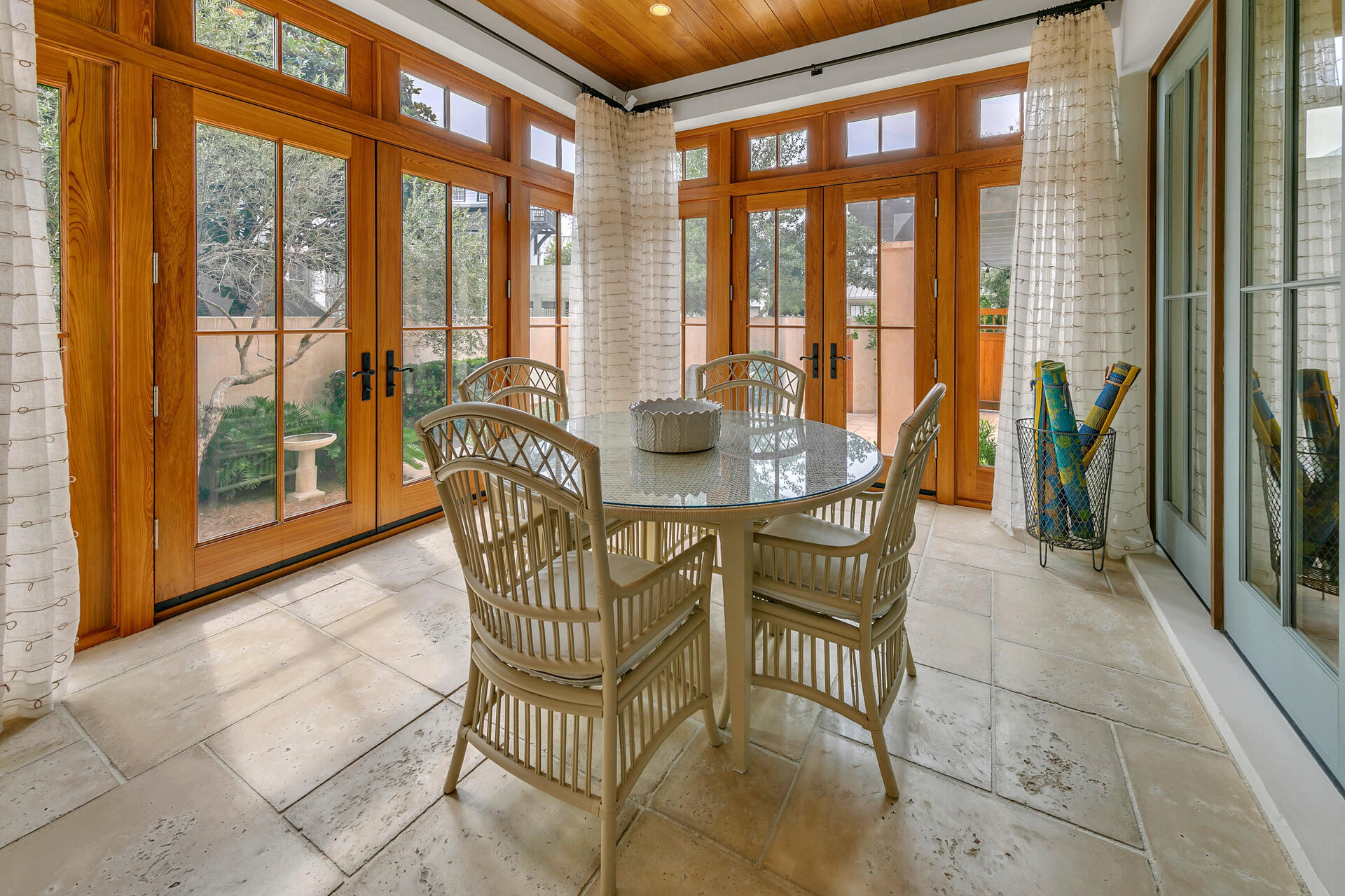 204 East Water Street Inlet Beach, FL 32461 - Photo 11 of 57 a dining room with furniture and large windows