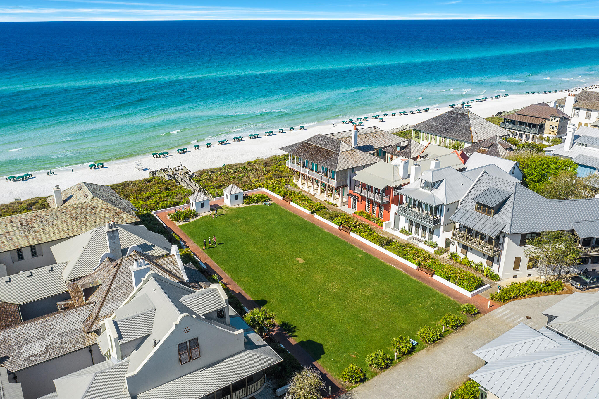 204 East Water Street Inlet Beach, FL 32461 - Photo 52 of 57 an aerial view of a house