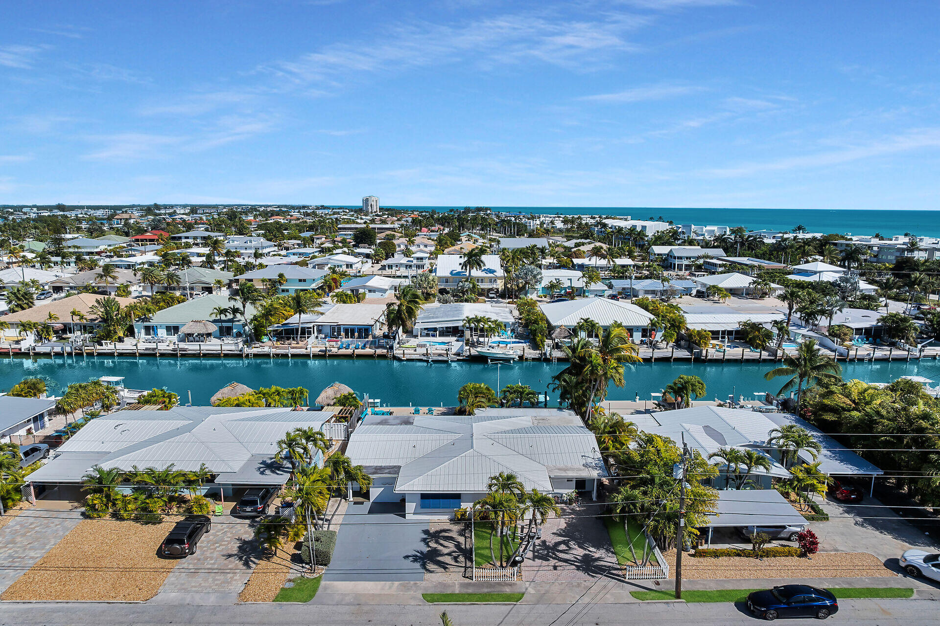 230 11th Street Key Colony Beach, FL 33051 - Photo 42 of 44 an aerial view of a houses with outdoor space