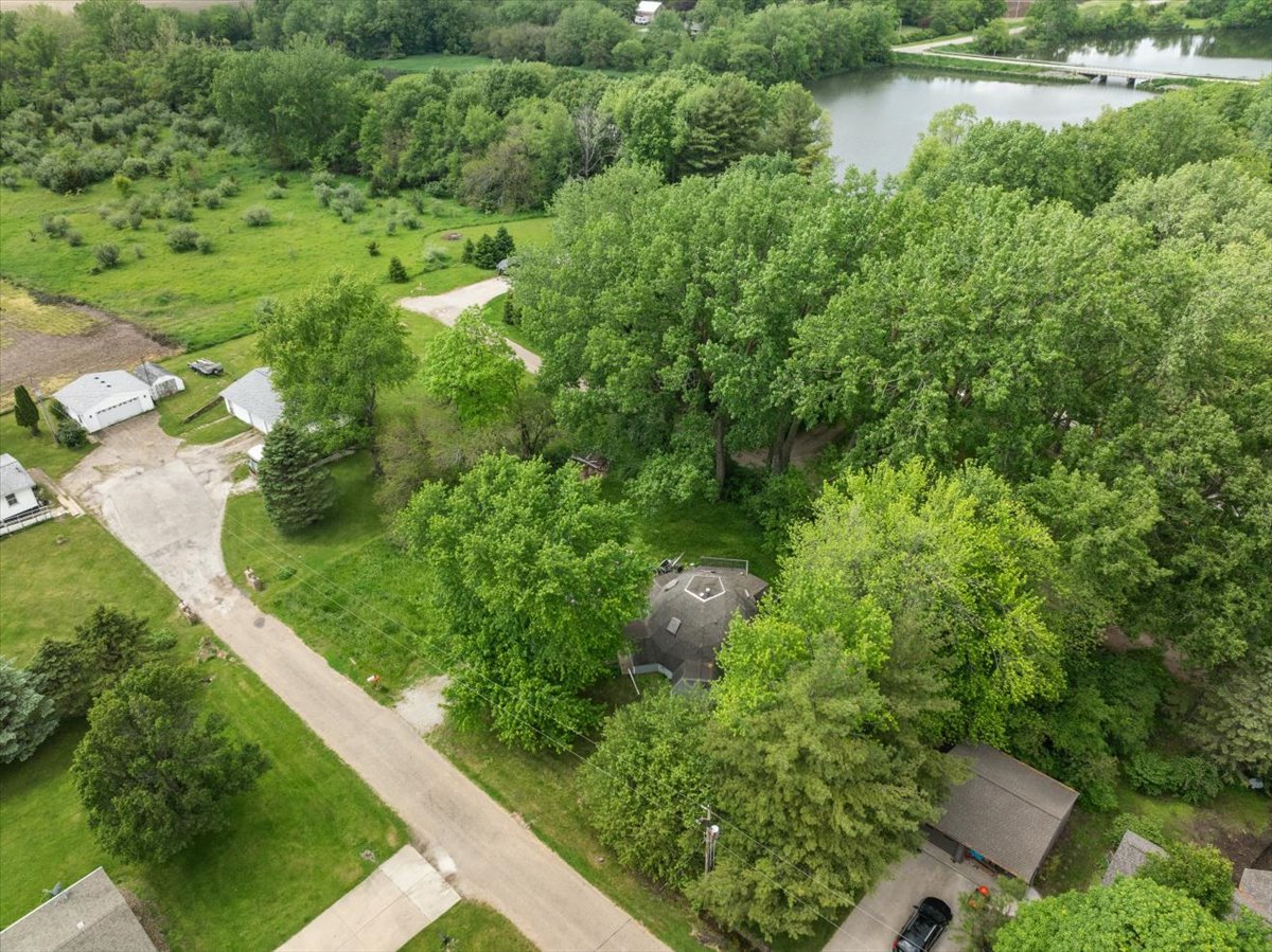 17318 Air Strip Road Hudson, IL 61748 - Photo 10 of 11 a view of a garden with a lake view