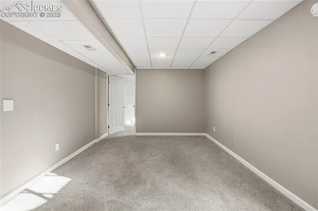a view of an empty room