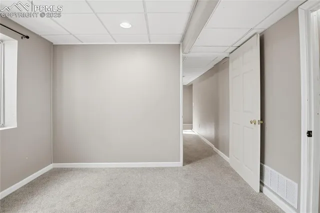 a view of an empty room