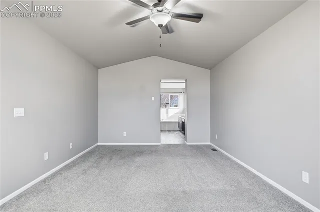 a view of an empty room