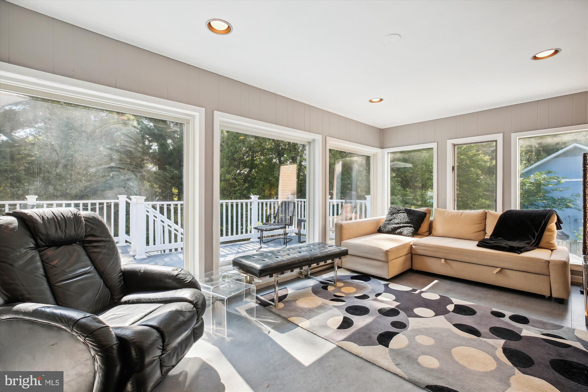 7304 Radnor Road Bethesda, MD 20817 - Photo 17 of 55 a living room with furniture and a large window