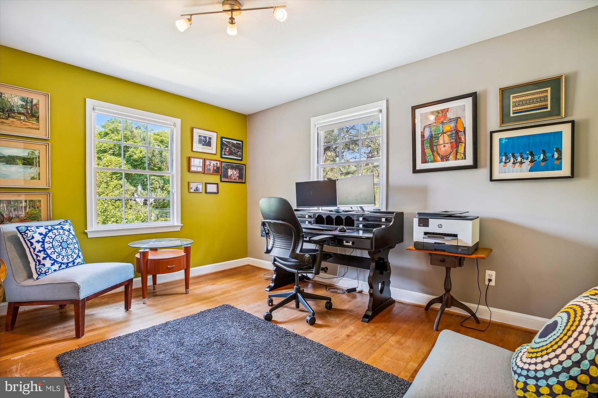 7304 Radnor Road Bethesda, MD 20817 - Photo 36 of 55 a view of a livingroom with workspace and a window