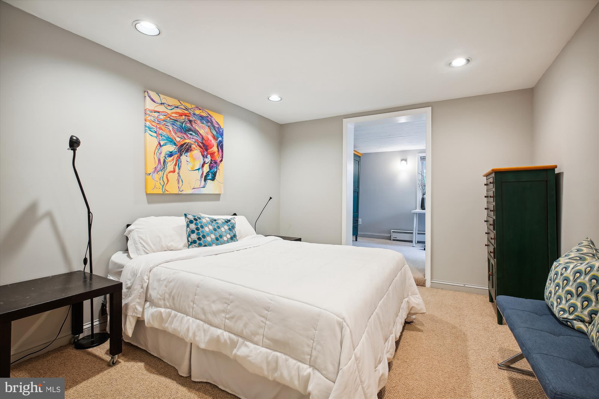 7304 Radnor Road Bethesda, MD 20817 - Photo 46 of 55 a bedroom with a bed and furniture