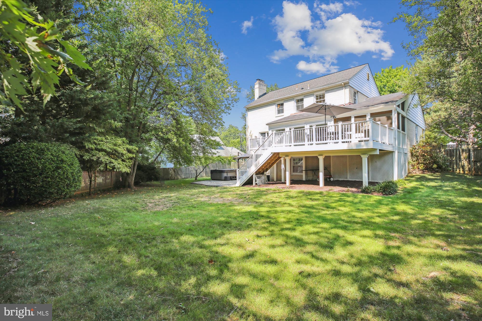 7304 Radnor Road Bethesda, MD 20817 - Photo 50 of 55 a front view of a house with a yard
