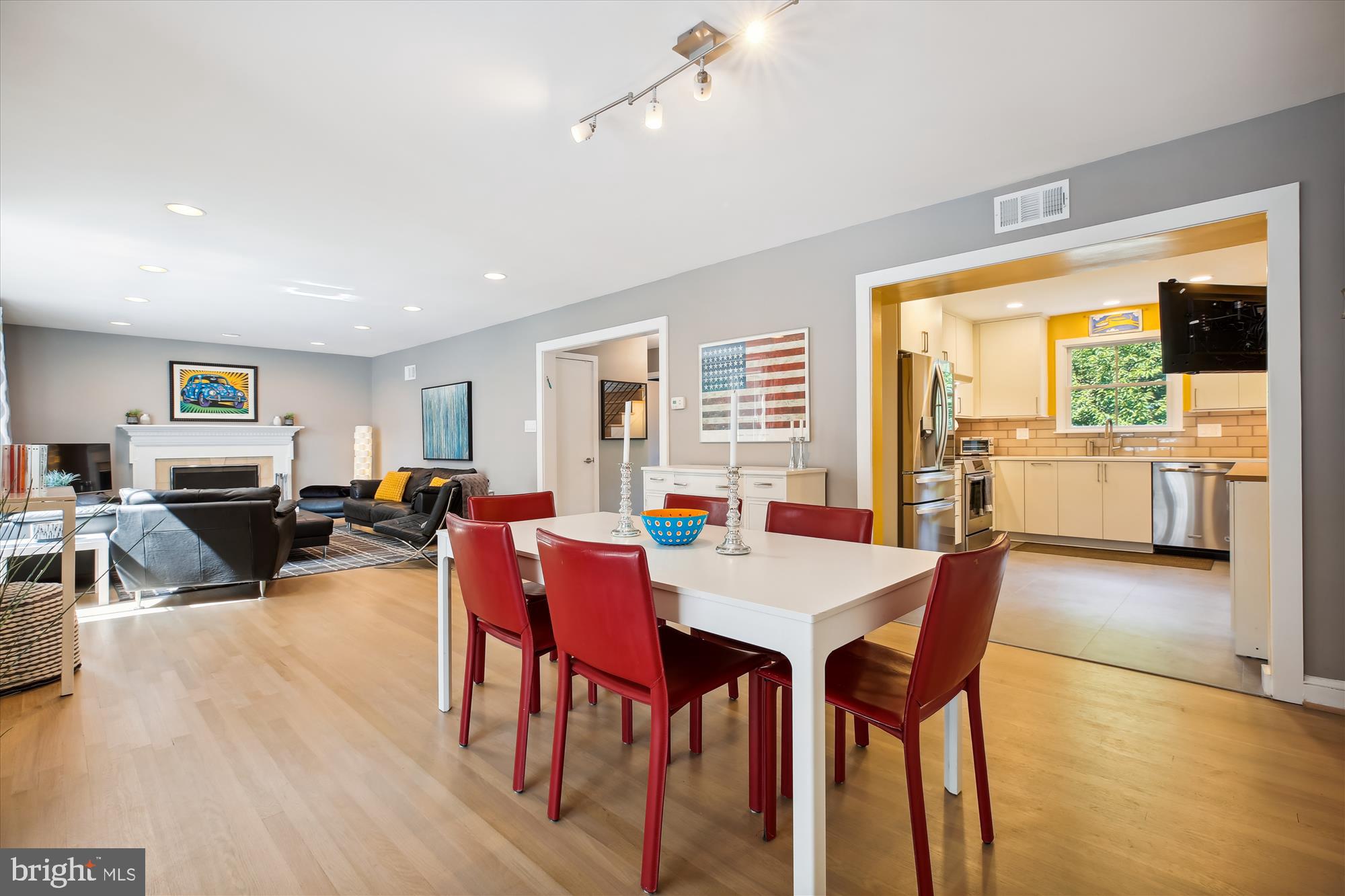 7304 Radnor Road Bethesda, MD 20817 - Photo 10 of 55 a view of a dining room with furniture and wooden floor