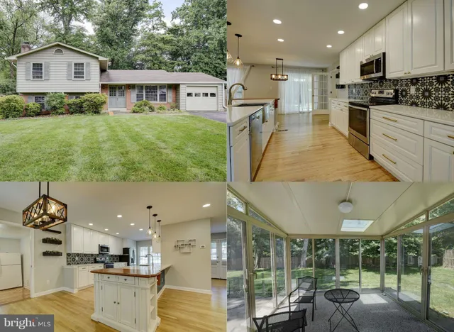 a view of kitchen with furniture and outdoor seating