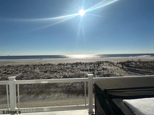 a view of city from balcony
