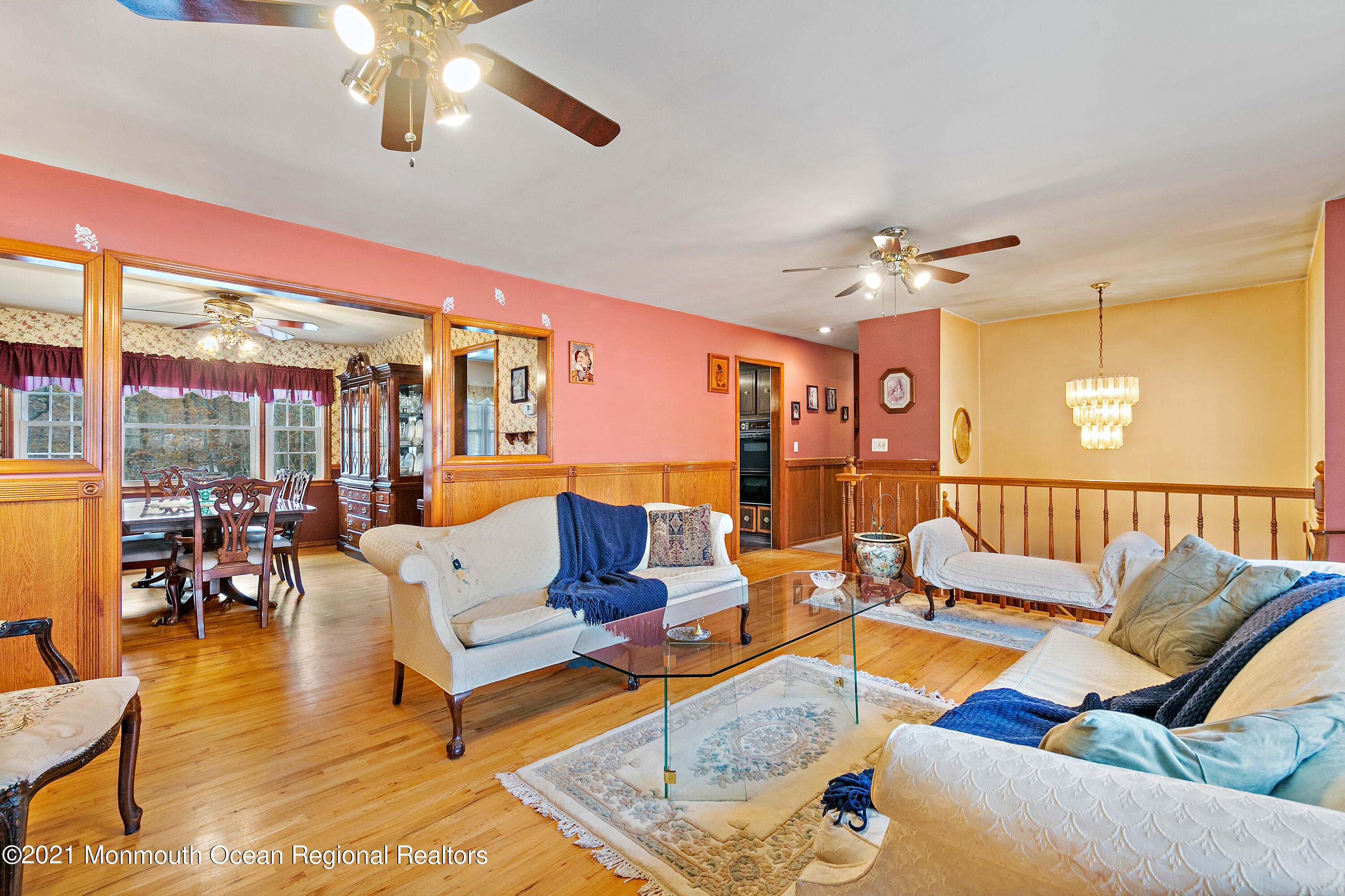 550 South Cooks Bridge Road Jackson, NJ 08527 - Photo 8 of 39 a living room with furniture kitchen view and a large window