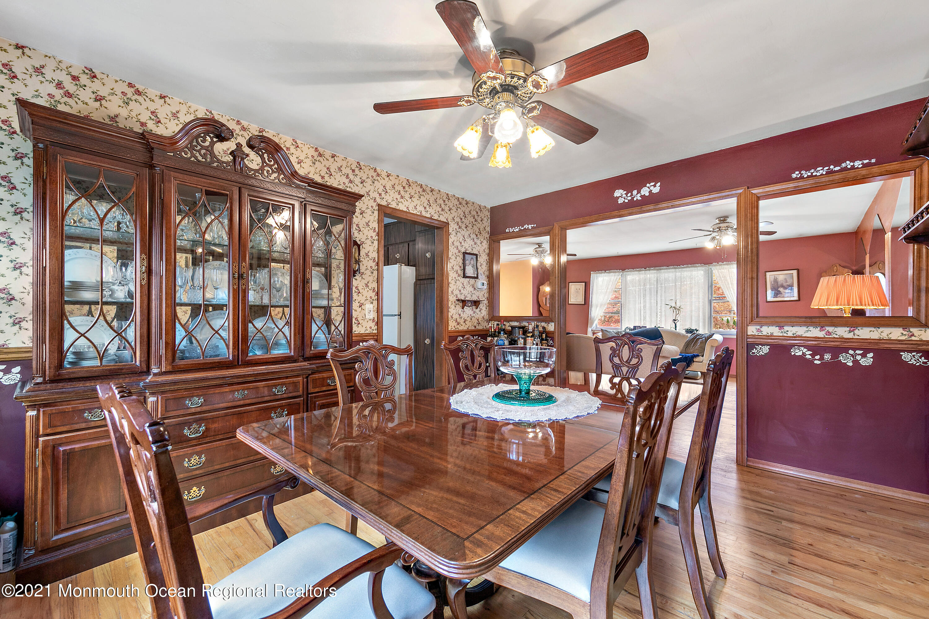 550 South Cooks Bridge Road Jackson, NJ 08527 - Photo 10 of 39 a view of a dining room with furniture window and wooden floor