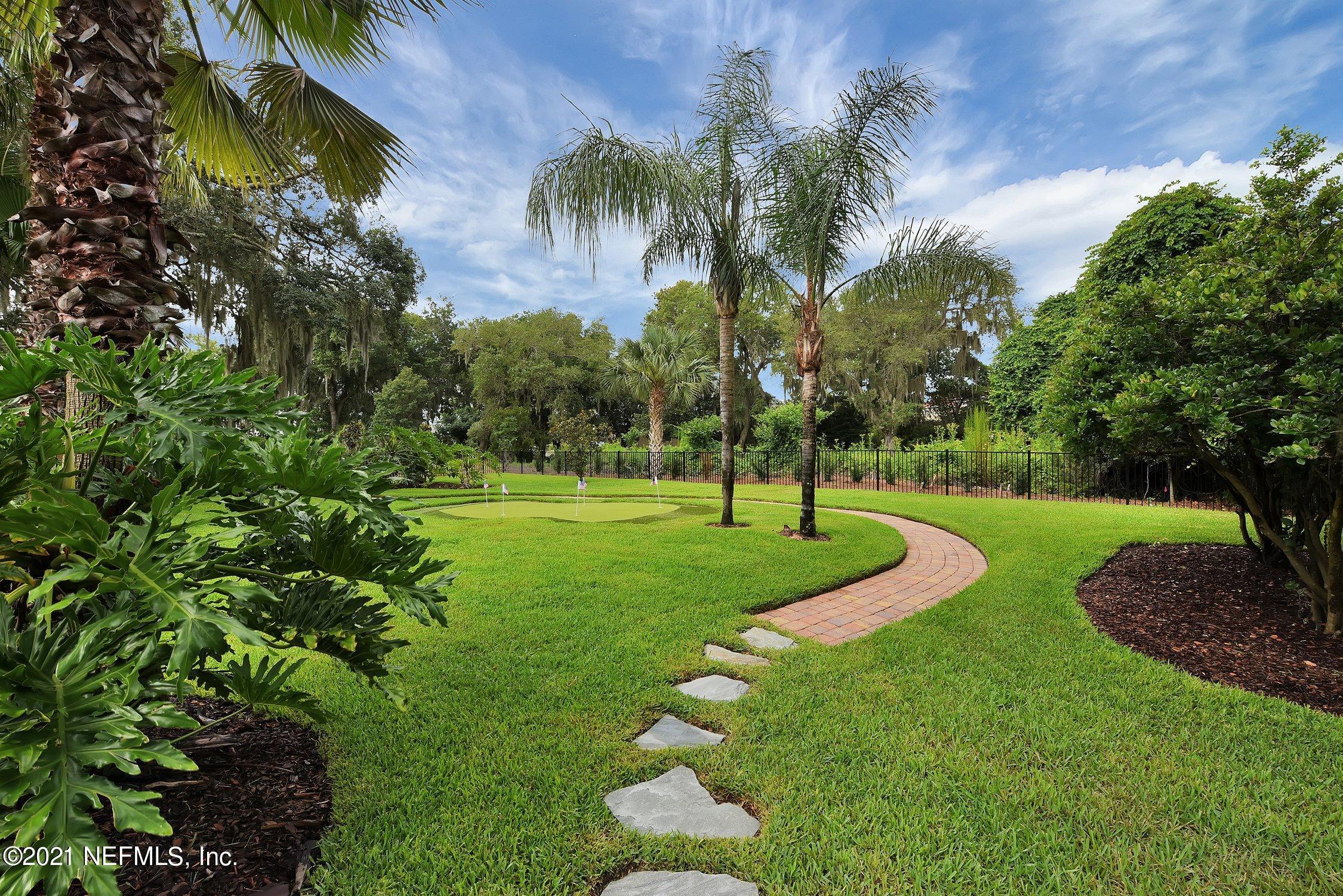 142 Marshall Creek Drive St. Augustine, FL 32095 - Photo 107 of 176 a view of a park with palm trees