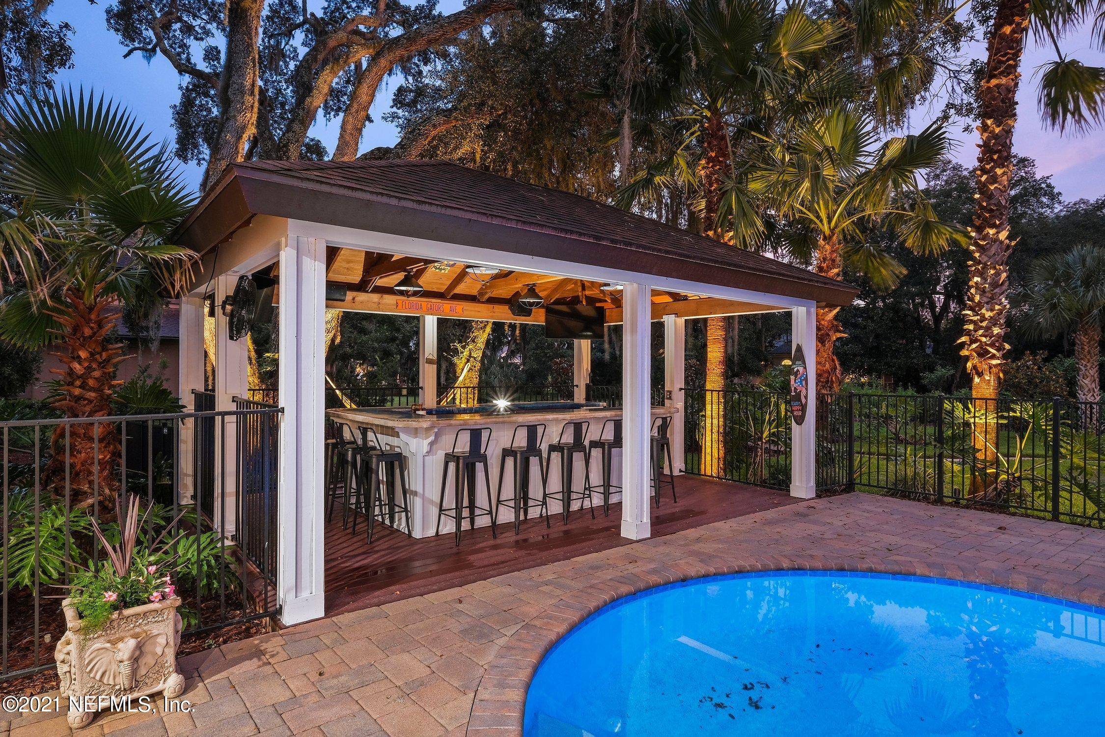 142 Marshall Creek Drive St. Augustine, FL 32095 - Photo 164 of 176 Fully Equipped Tiki Bar