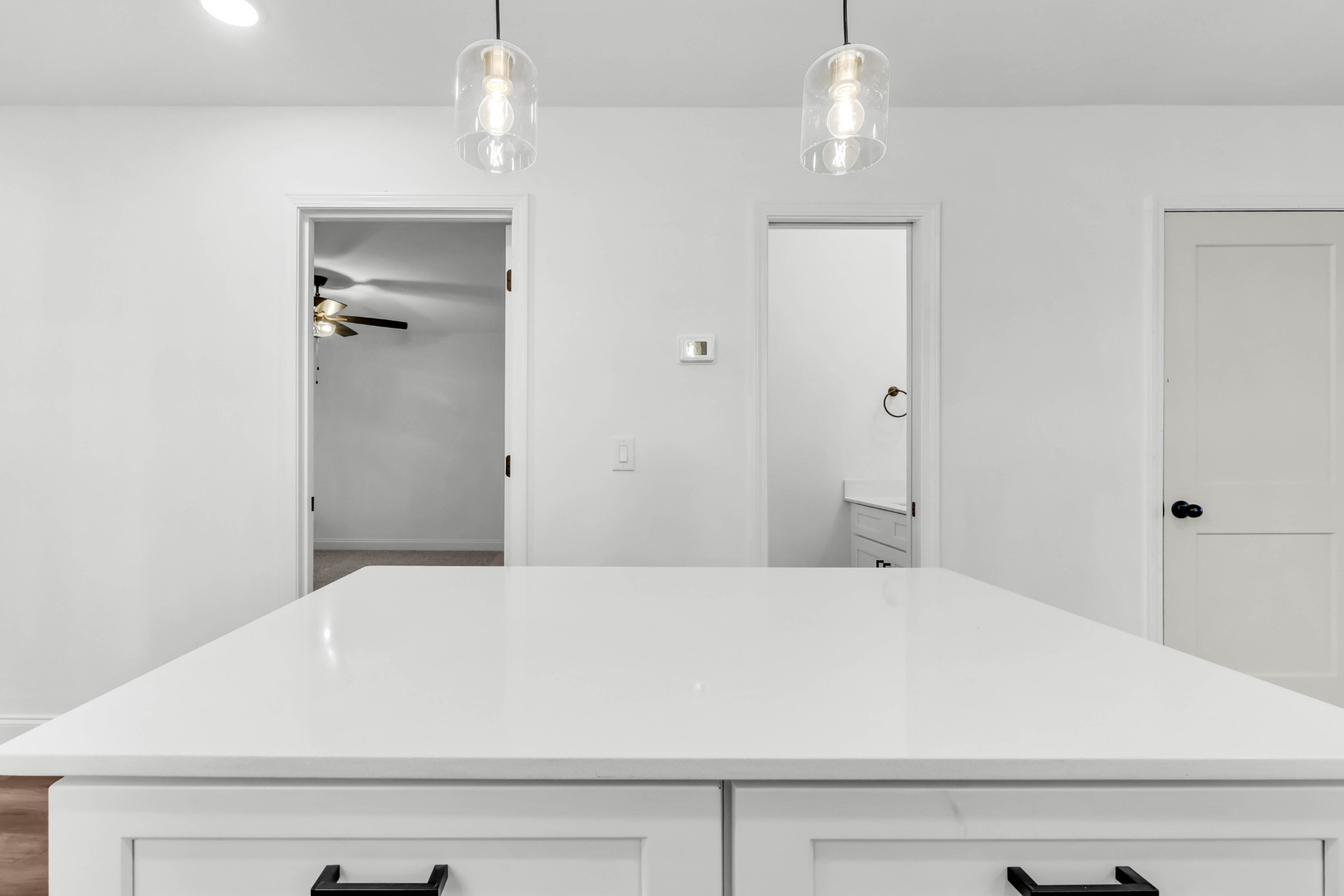 187 Quarry View Clarksville, TN 37043 - Photo 10 of 36 a bedroom with a bed and a chandelier