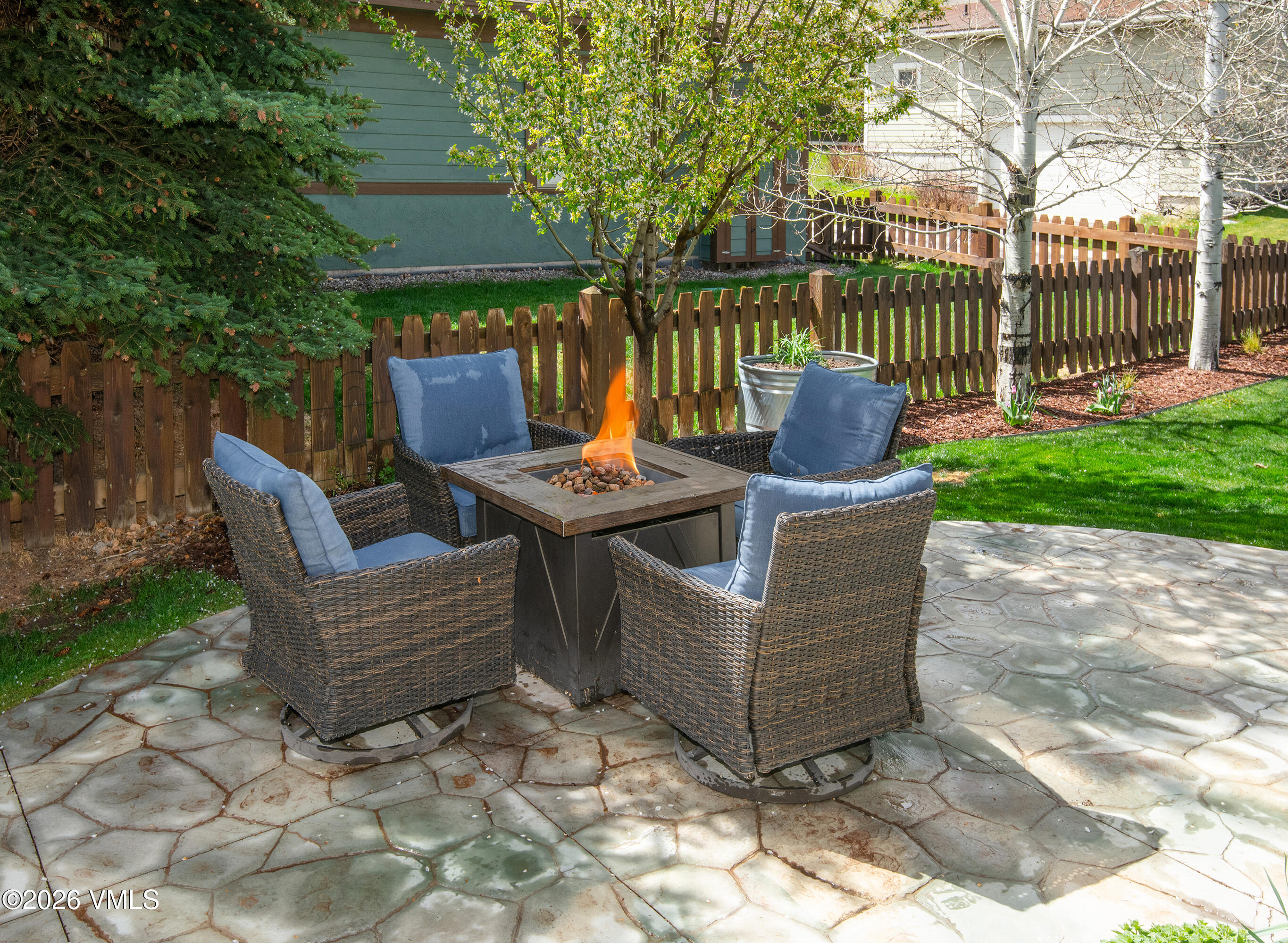 135 Palmer Loop Eagle, CO 81631 - Photo 2 of 54 a view of a patio with iron fence
