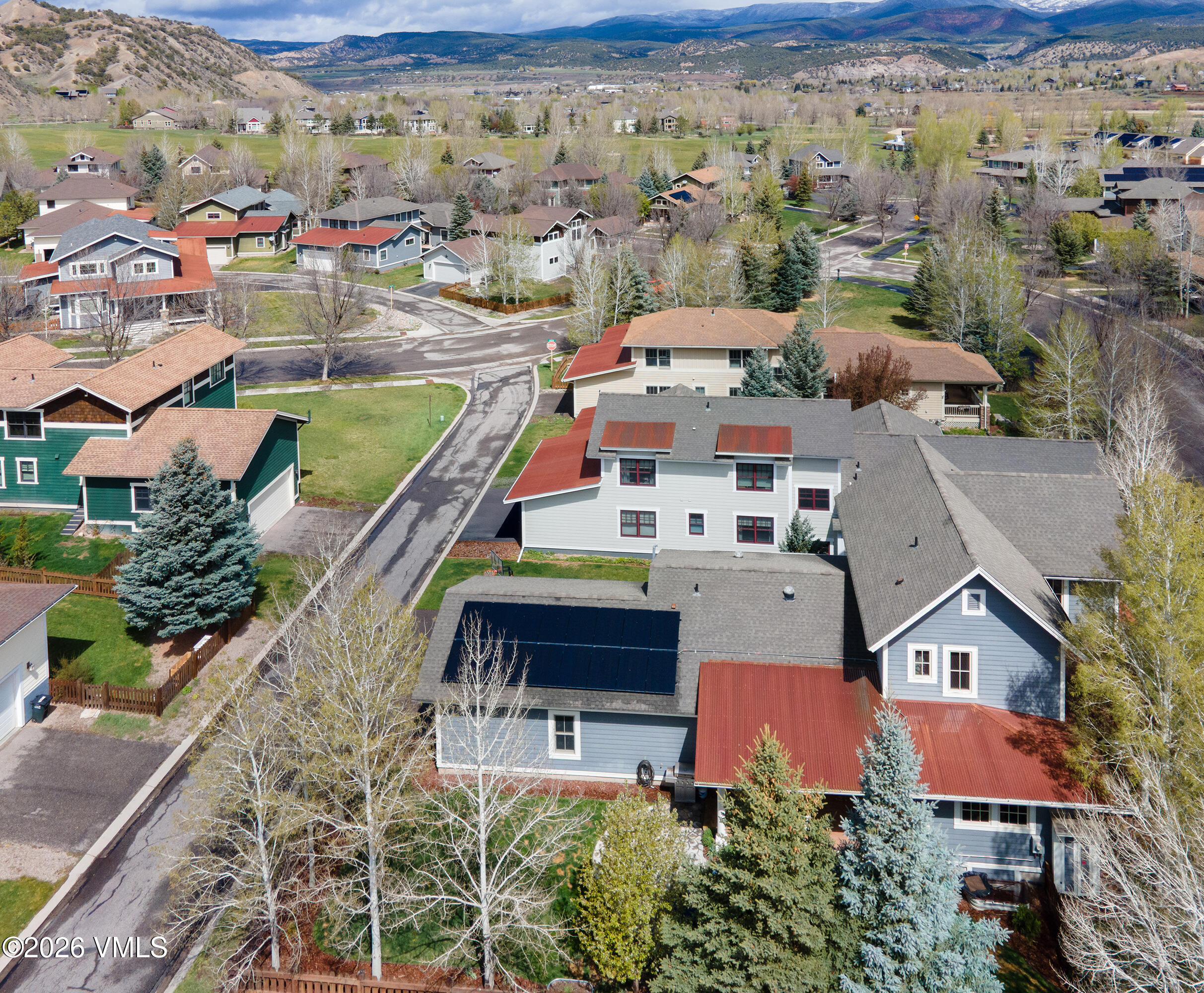 135 Palmer Loop Eagle, CO 81631 - Photo 50 of 54 an aerial view of residential houses with outdoor space