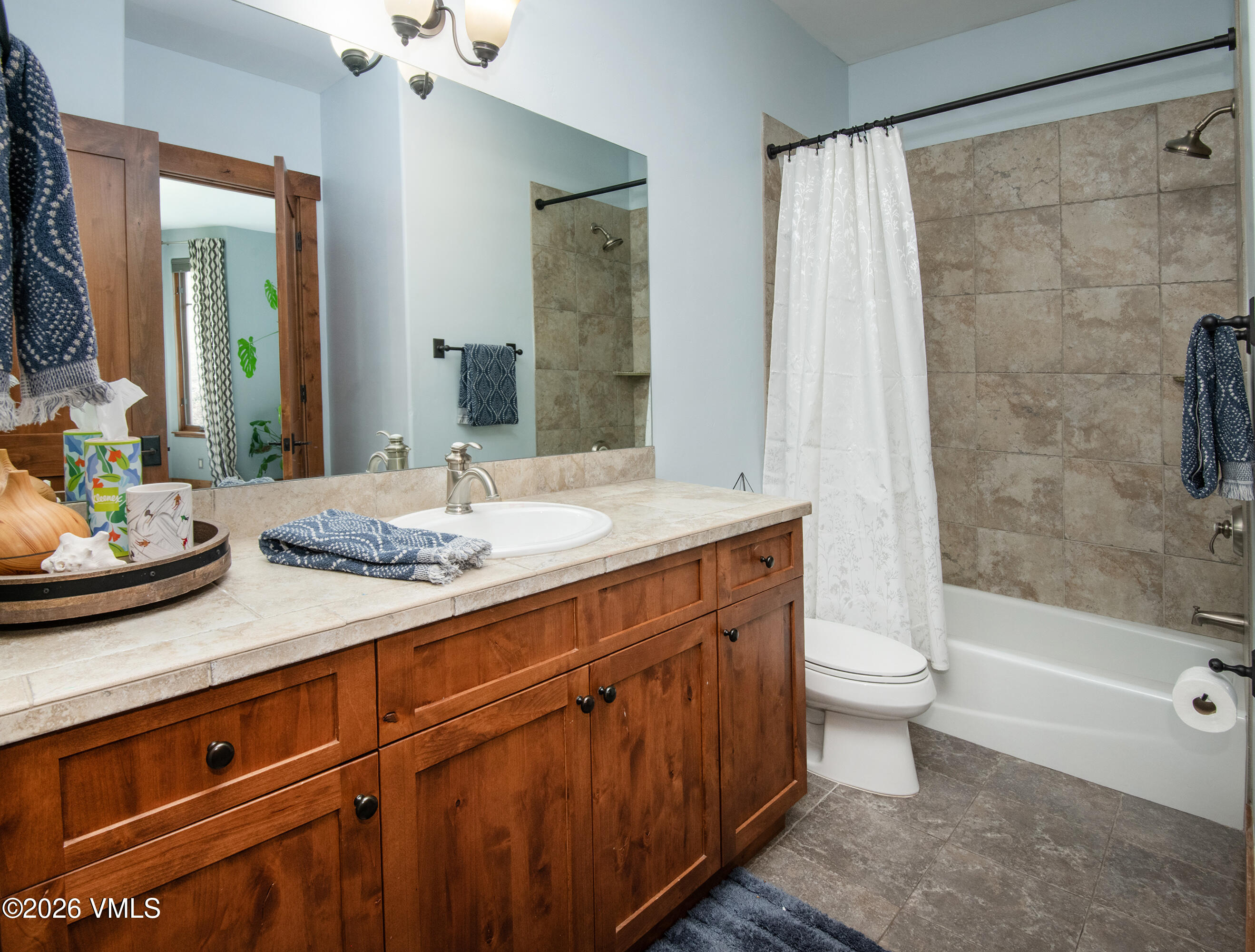 135 Palmer Loop Eagle, CO 81631 - Photo 10 of 54 a bathroom with a sink a toilet and shower
