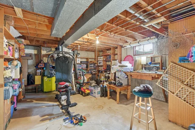 a view of storage and utility room